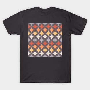 Geometric Pattern: Circle Nested: Sunset T-Shirt